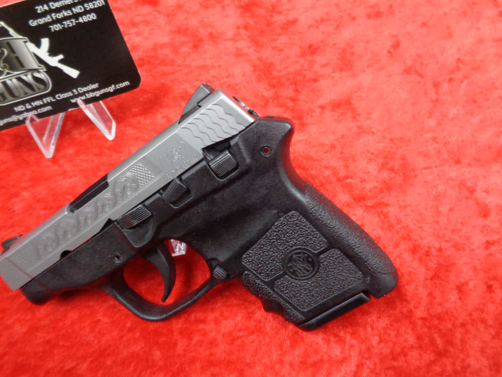 S&W M&P BODYGUARD 380 ACP Engraved Stainless Compact Carry Semi Auto TRADE-img-2