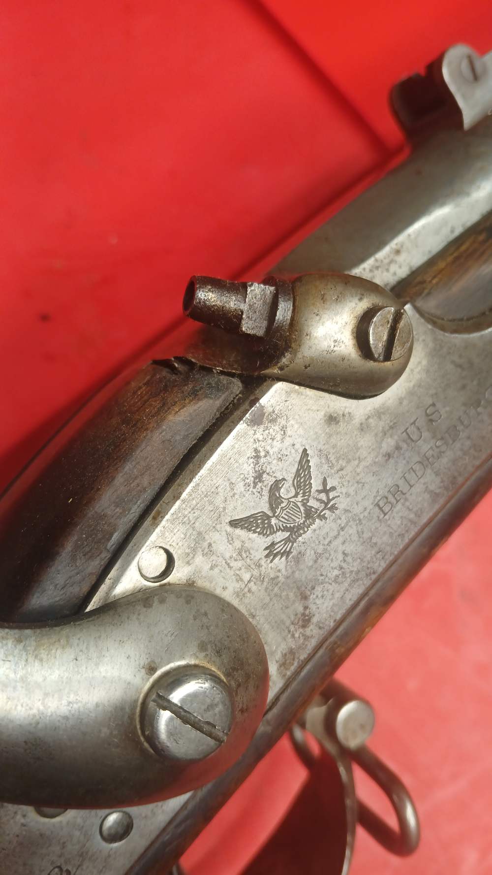 us bridesburg - civil war percussion rifle - 1862.-img-12