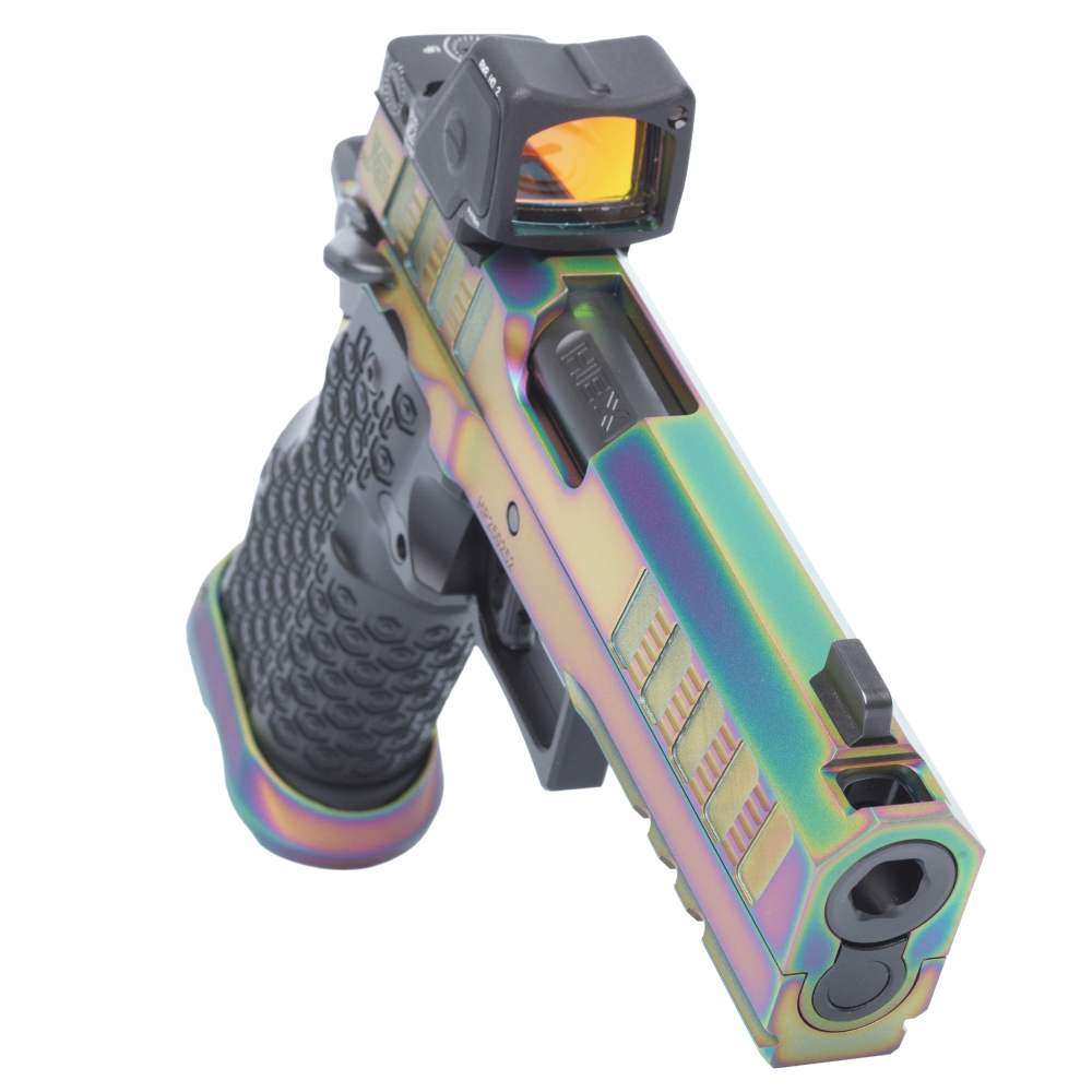 Jacob Grey Hex Pro - 4.6" Chunk Ported Barrel (9mm) RMR HD - Chameleon PVD-img-2