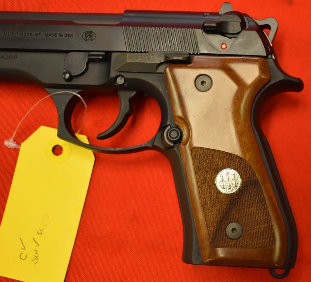  Beretta 92FS Trident 9mm Wood Grips 2 Magazines Factory Box-img-18