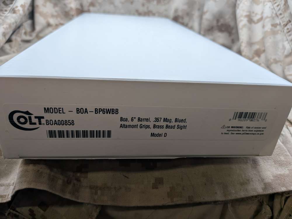 Colt BOA 6" .357 Magnum New #858-img-3