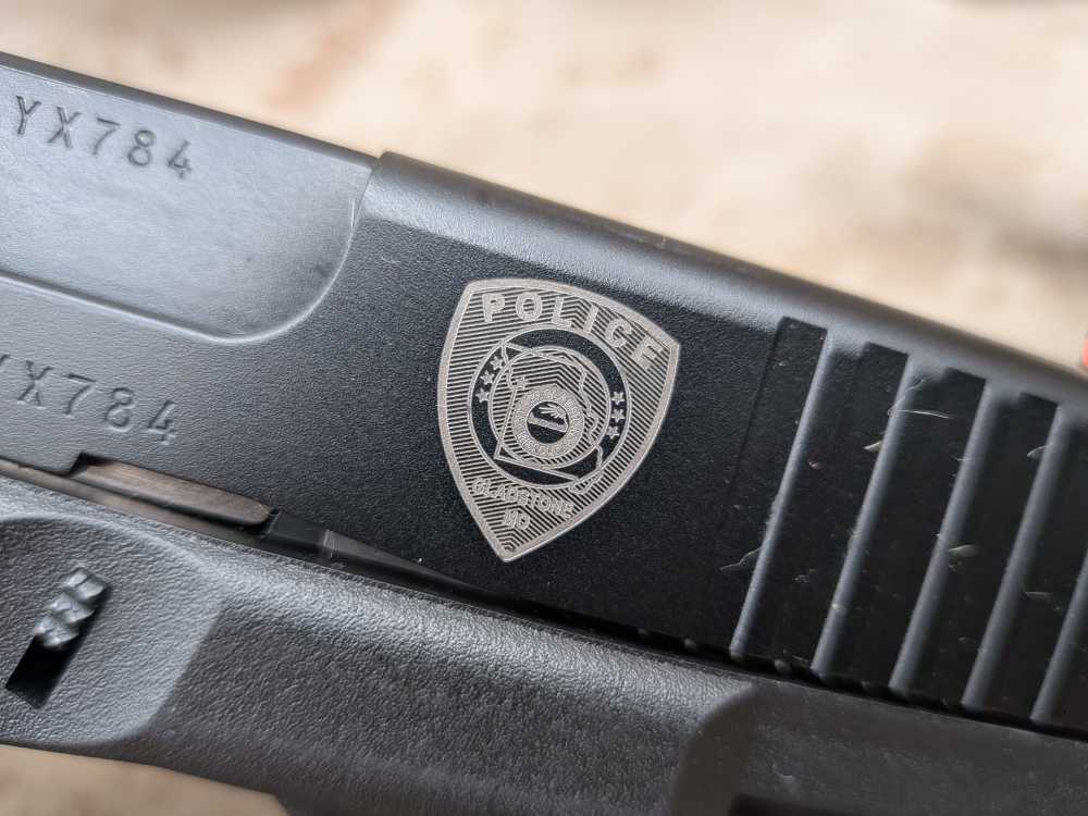 Glock 45 Gen5 9MM Police Trade In USED G45 Gladstone, MO Dept Marked-img-0