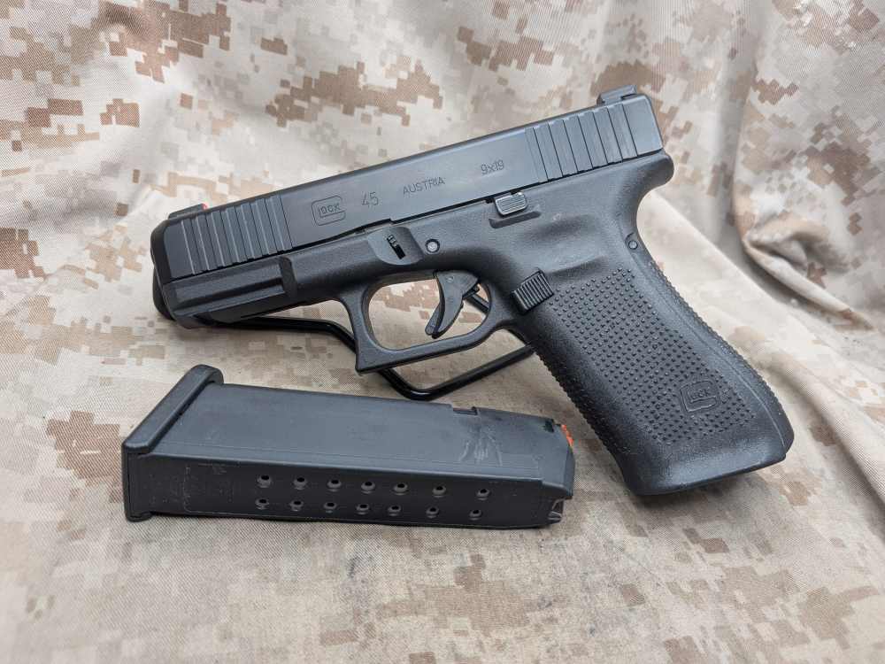 Glock 45 Gen5 9MM Police Trade In USED G45 Gladstone, MO Dept Marked-img-4
