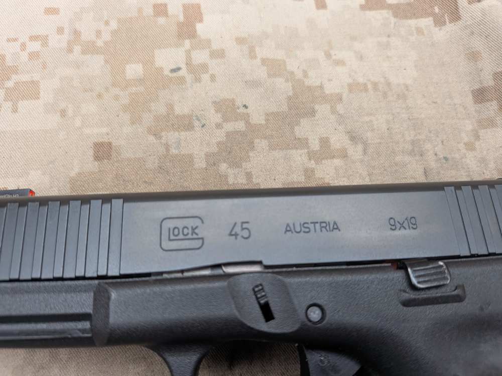 Glock 45 Gen5 9MM Police Trade In USED G45 Gladstone, MO Dept Marked-img-5