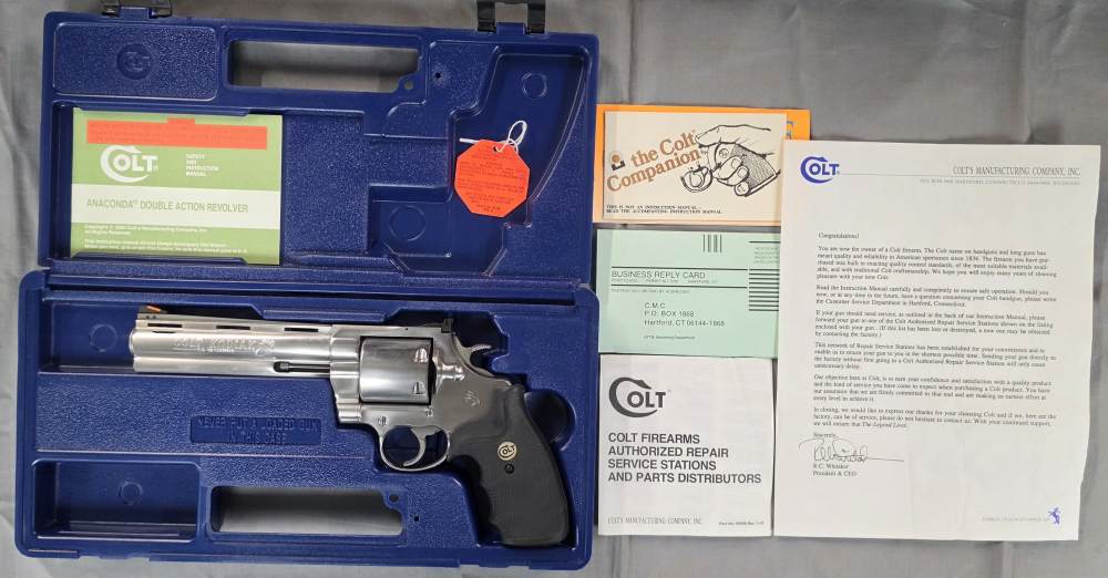 Colt Kodiak 44 Mag 6" 6RD Stainless Original Box 1993 First Gen NOCCFEES!-img-0