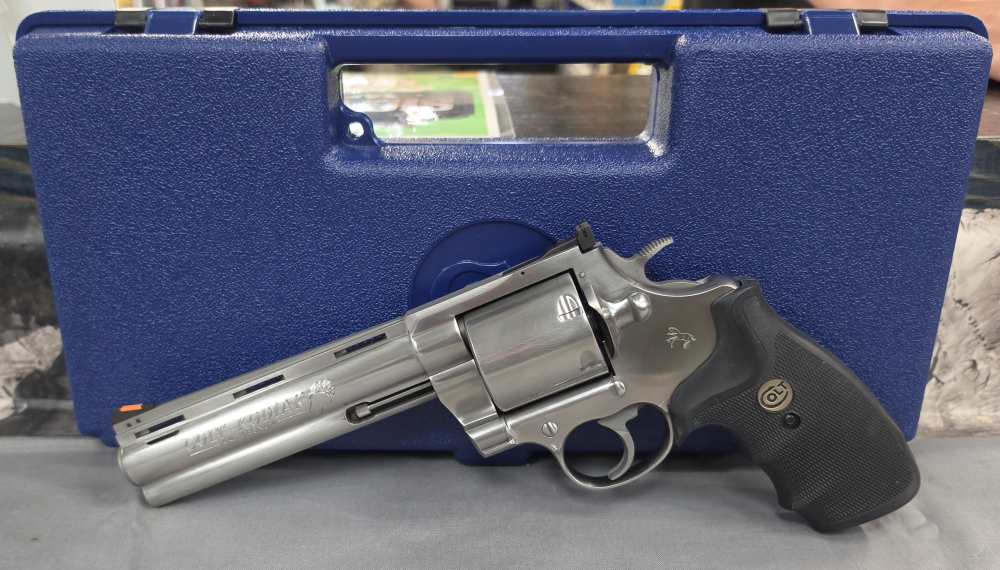 Colt Kodiak 44 Mag 6" 6RD Stainless Original Box 1993 First Gen NOCCFEES!-img-1