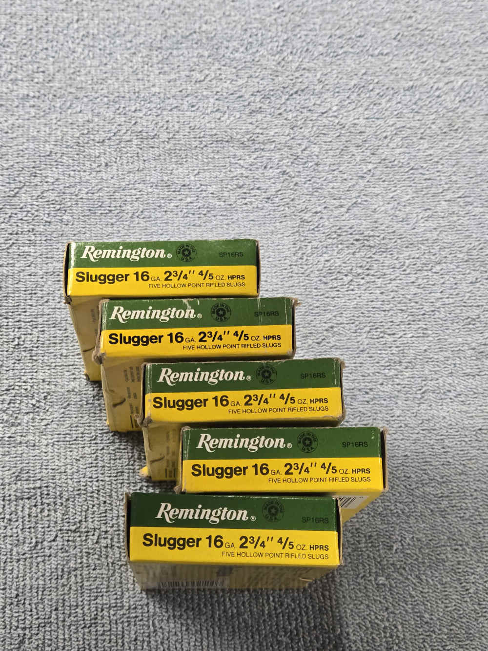 Remington Slugger 16ga, 5 boxes-img-0
