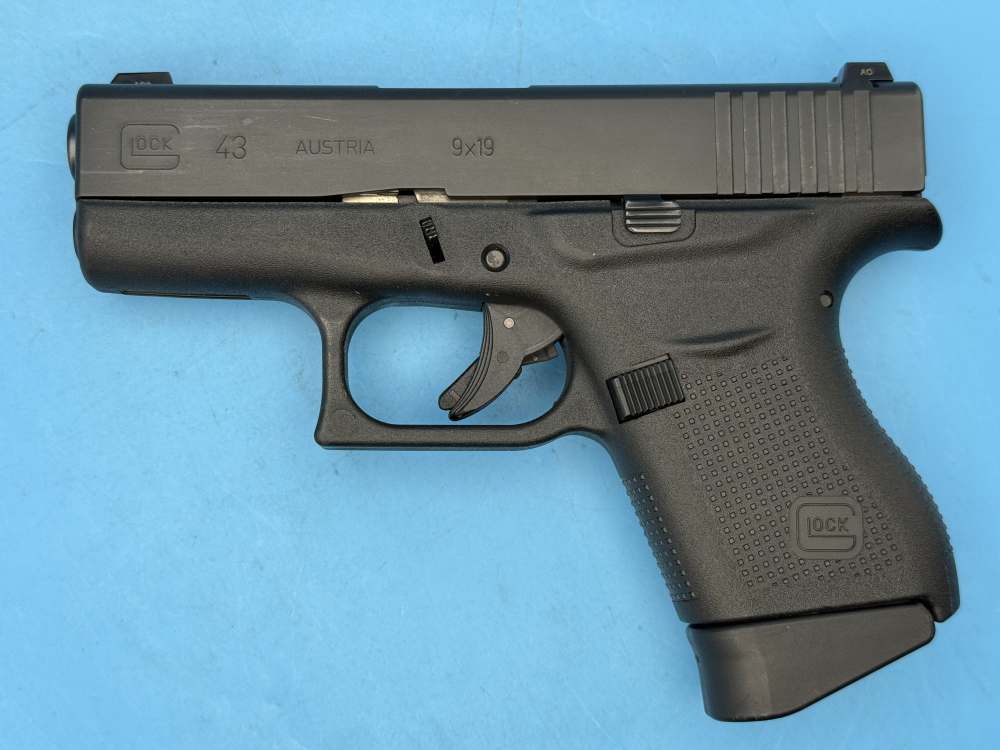 Glock 43 9mm Slimline Subcompact G43 Police Trade In GNS-img-3