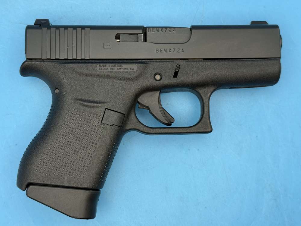 Glock 43 9mm Slimline Subcompact G43 Police Trade In GNS-img-4