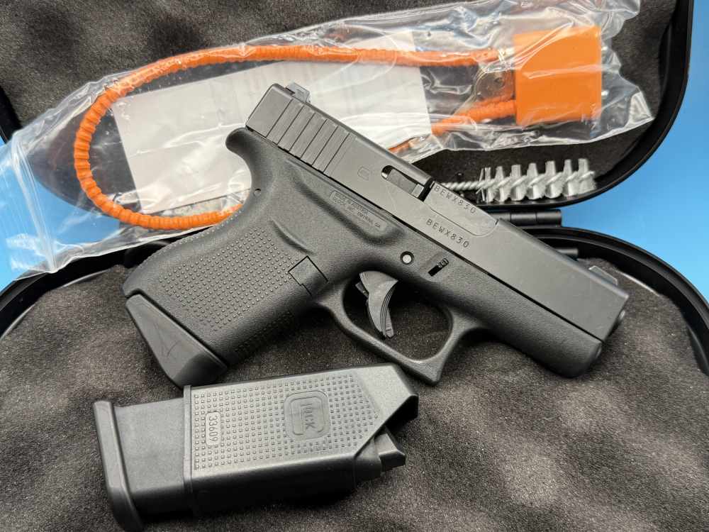 Glock 43 9mm Slimline Subcompact G43 Police Trade In GNS-img-1