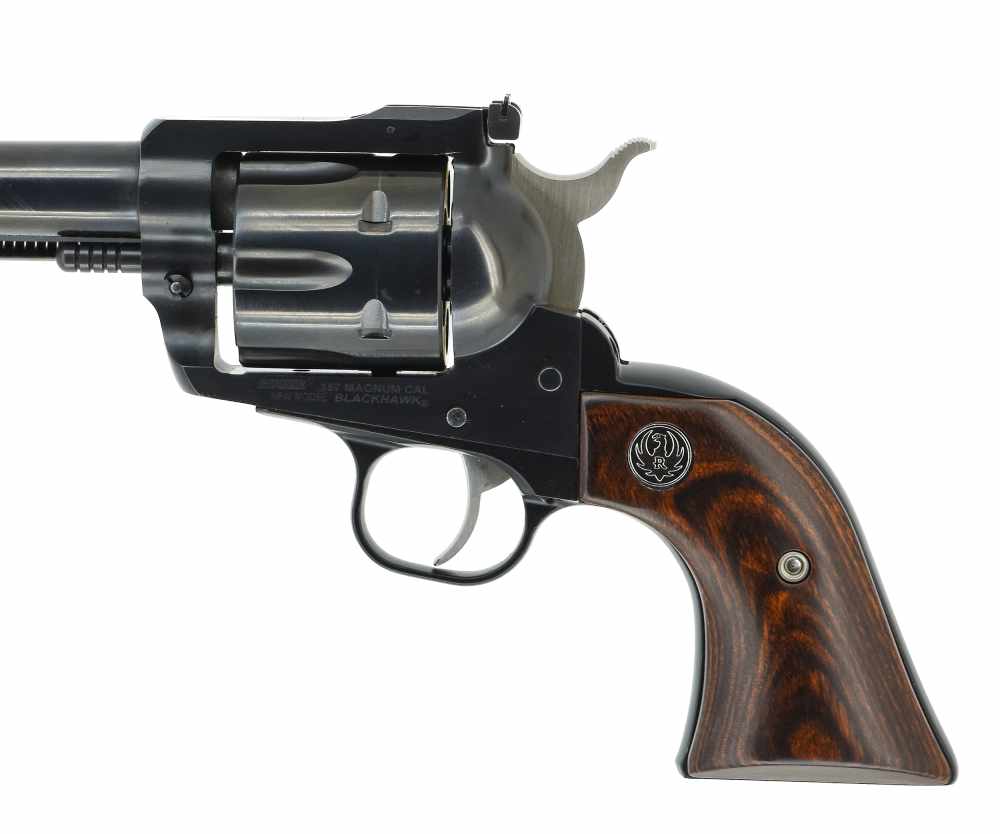 Excellent Ruger New Model Blackhawk Convertible Revolver .357mag-9mm 6-1/2”-img-7