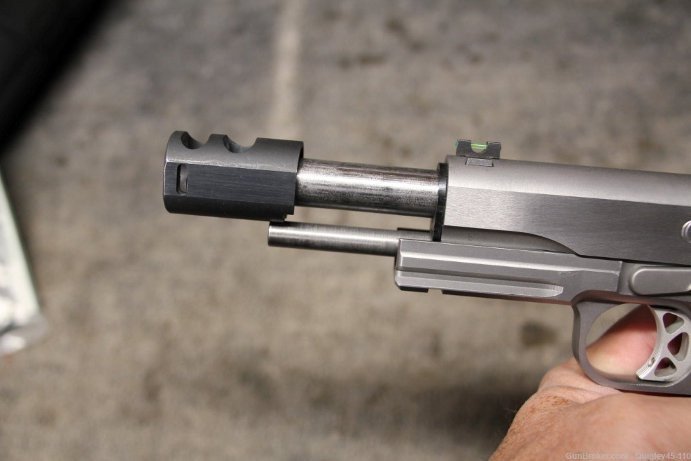 Caspian Clark Mojo 1911 45 ACP Comp Race Gun Stainless Custom -img-10