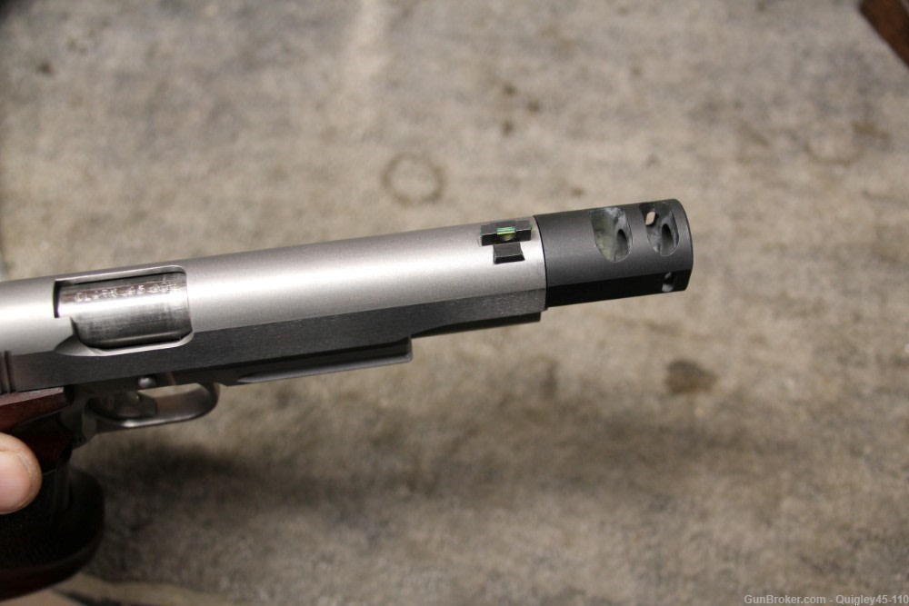 Caspian Clark Mojo 1911 45 ACP Comp Race Gun Stainless Custom -img-2