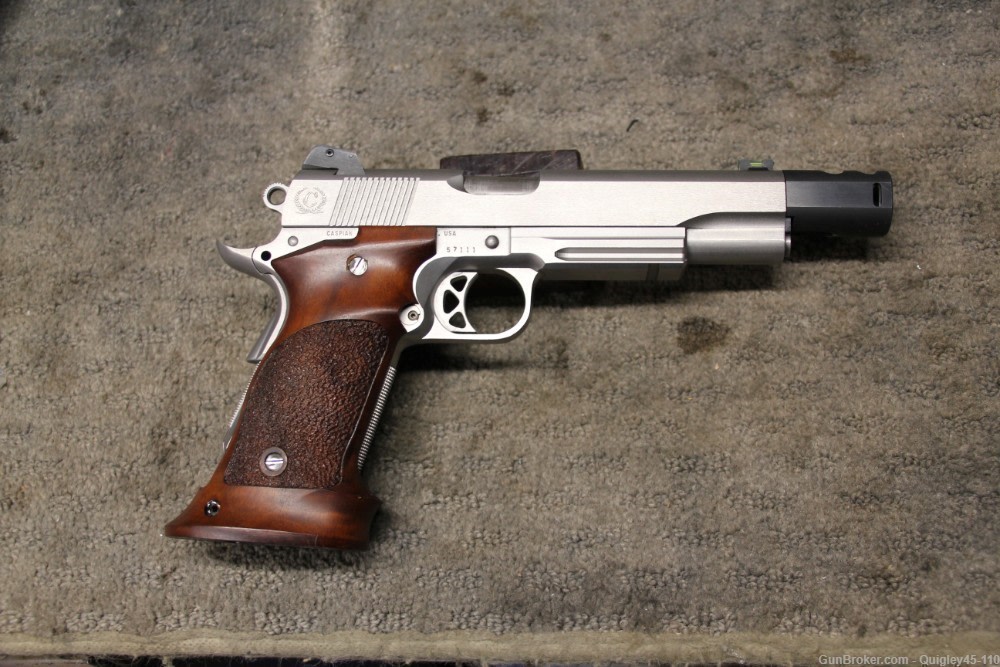 Caspian Clark Mojo 1911 45 ACP Comp Race Gun Stainless Custom -img-1
