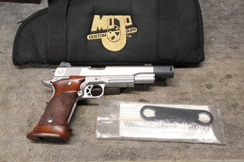 Caspian Clark Mojo 1911 45 ACP Comp Race Gun Stainless Custom -img-0