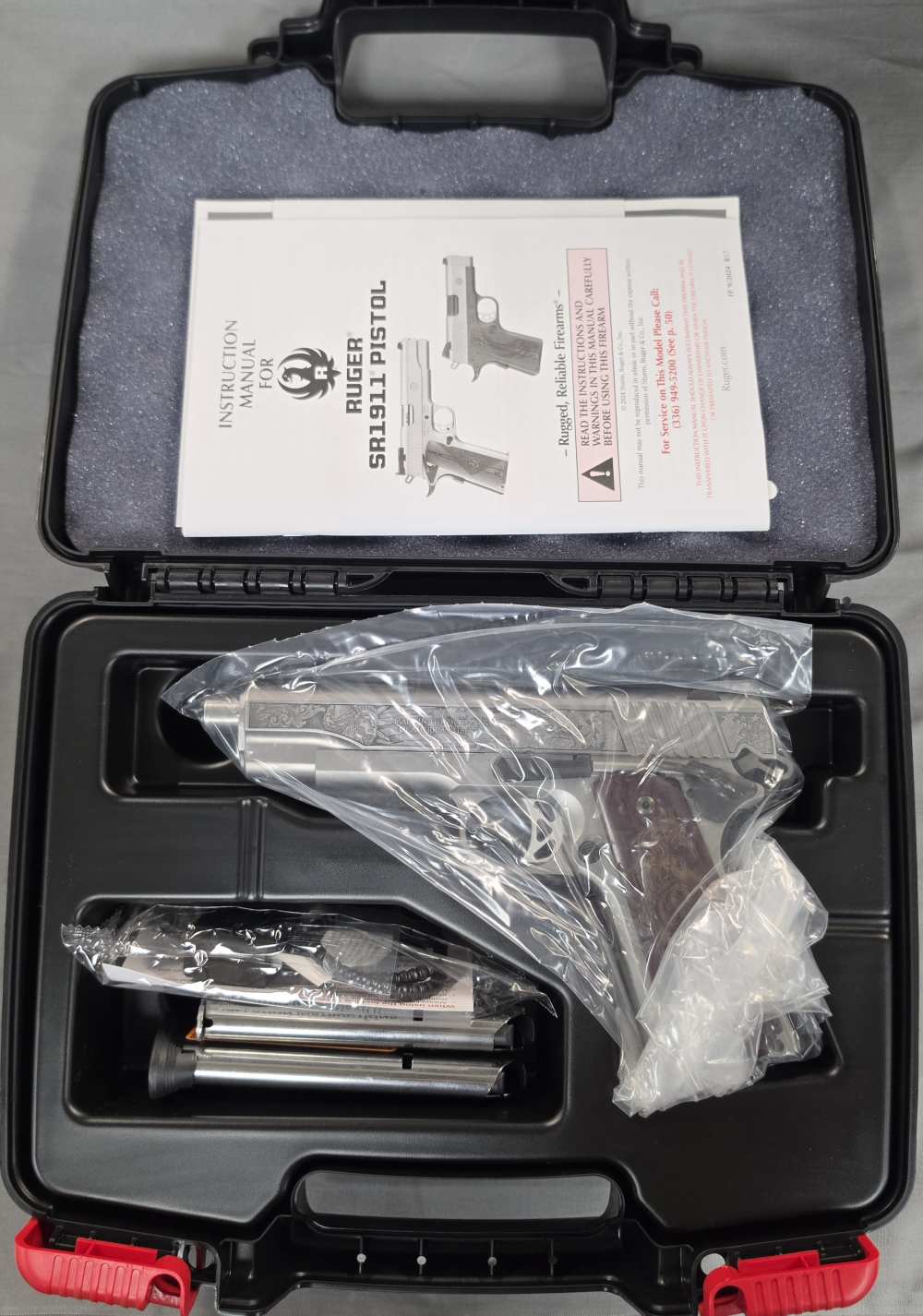 Ruger SR1911 250TH Anniversary 45ACP 5" 8RD 16707 Liberty Engraved NOCCFEE!-img-2