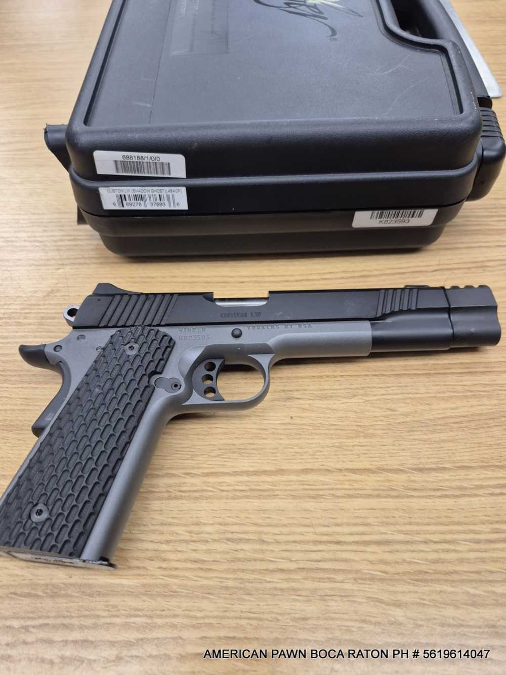 KIMBER CUSTOM LW SHADOW GHOST 1911 45ACP 5" BRL.-img-2