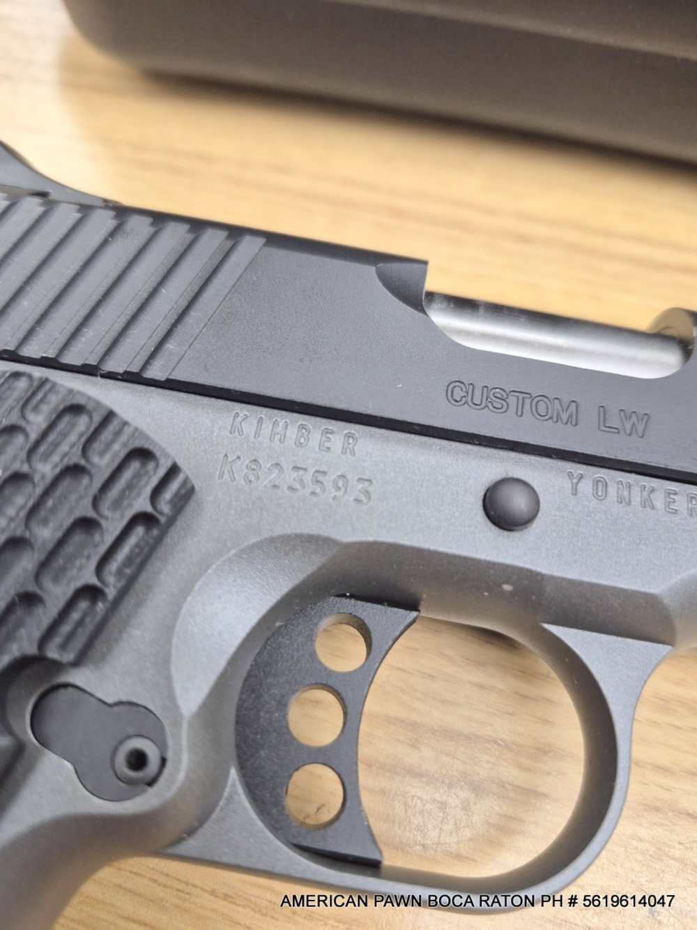 KIMBER CUSTOM LW SHADOW GHOST 1911 45ACP 5" BRL.-img-3