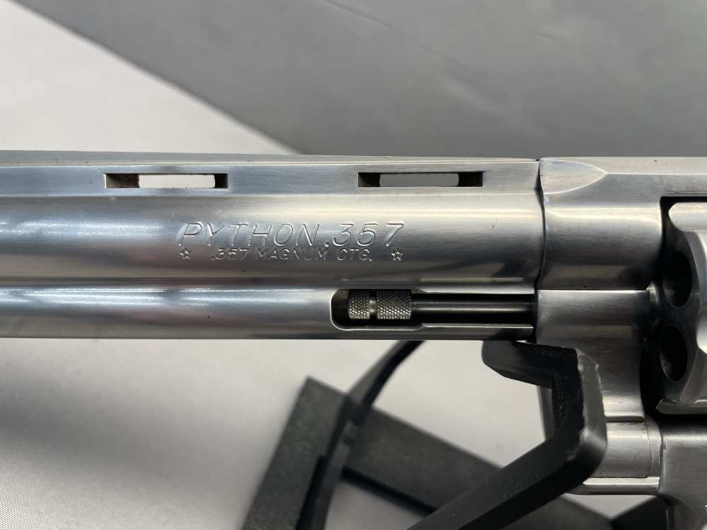 1993 Colt Python .357 MAG | 6" Ribbed Barrel | Nice with Box & Manual!-img-10