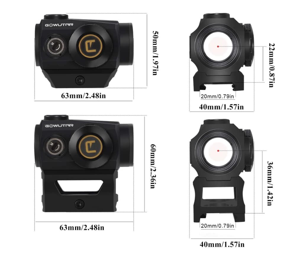 HHC-B22 Green Dot Sight | 3 MOA | Shake Awake Reflex Optic-img-4
