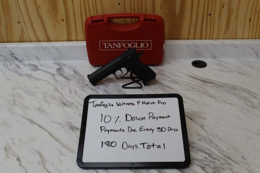 TANFOGLIO WITNESS P MATCH PRO 4.75" BARREL, LAYAWAY AVAILABLE!-img-0