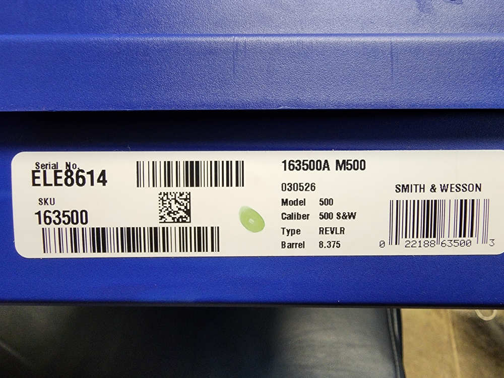 PICS! NEW SMITH & WESSON SW500 REVOLVER 500SW MAGNUM 8.38" STAINLESS MAG SS-img-1