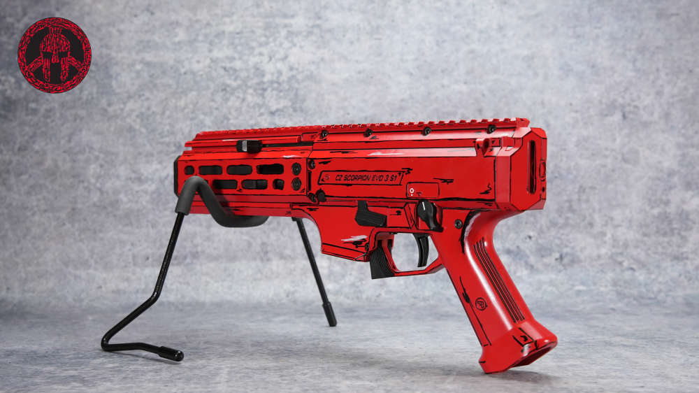CZ Scorpion A1 Pistol With Suppressor -img-2