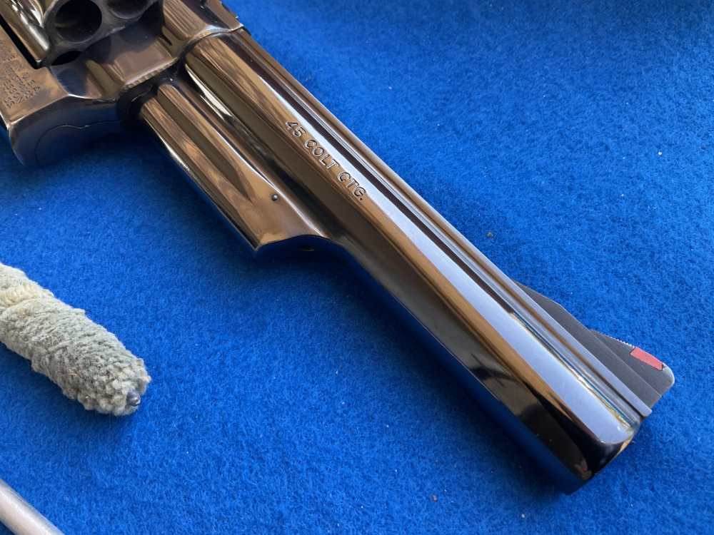 Vintage Smith Wesson 25-5 45 COLT REVOLVER 6” pistol s&w 25 rare sw gun box-img-1