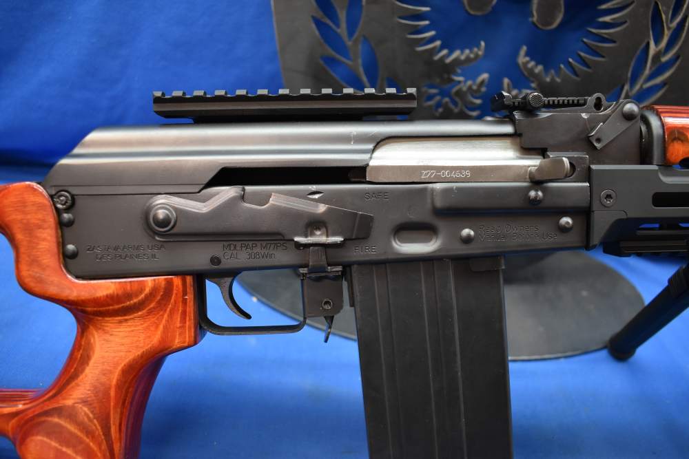 ZASTAVA M77 RIFLE .308 WINCHESTER, CUSTOM WOOD AND R.S. REGULATE HANDGUARD-img-7
