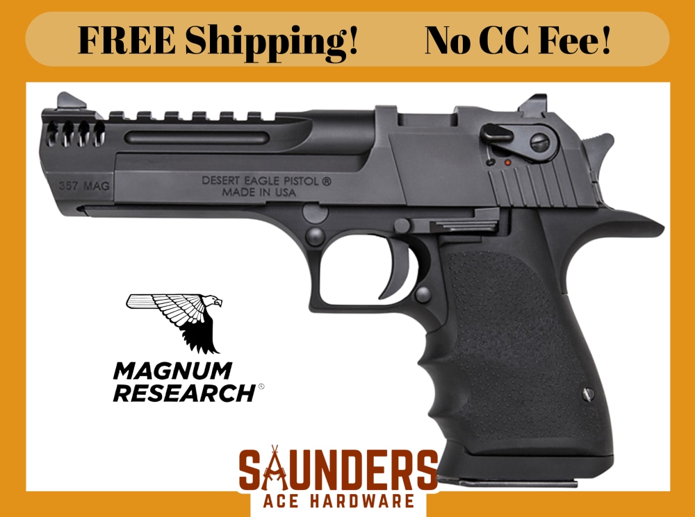 MAGNUM RESEARCH DESERT EAGLE L5 Pistol 357 Mag Pic Rail Combat Sights 5"-img-0