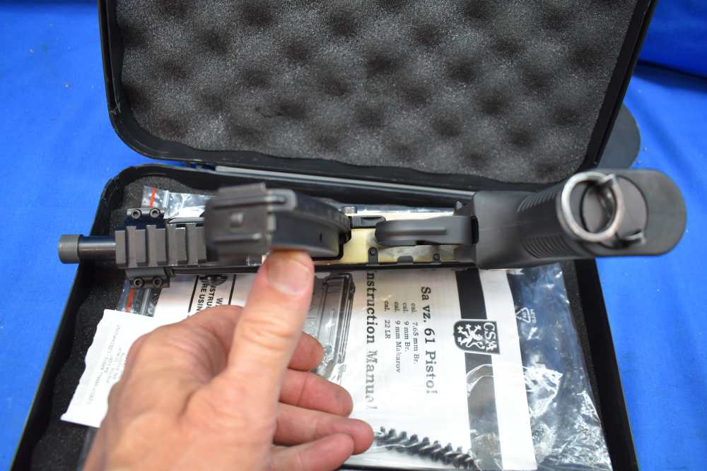 CZECH SMALL ARMS, CZECHPOINT USA VZ 61 SKORPION SEMI AUTO PISTOL 32 ACP-img-4