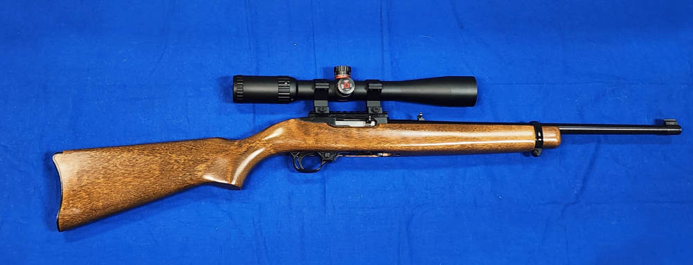 RUGER 10/22 CARBINE .22 LR 18" W/ SIMMONS SCOPE - EXCELLENT-img-0