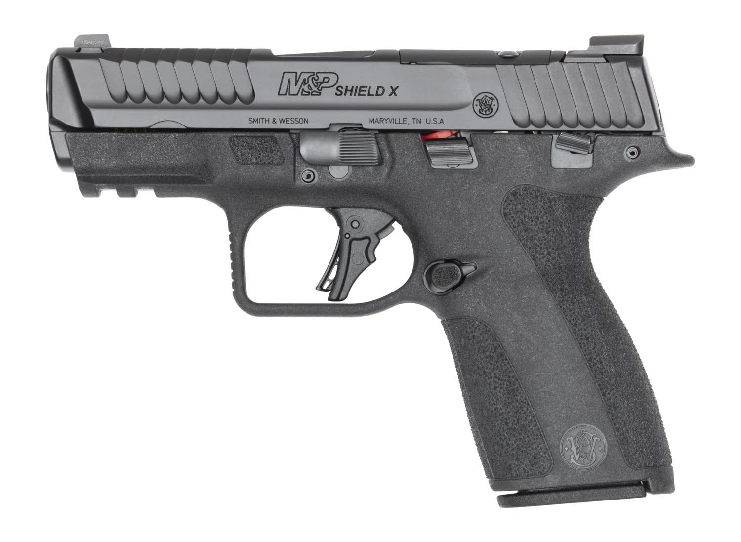 Smith & Wesson M&P Shield X CA Compliant 9mm Luger Pistol Sub-Compact 3.60 -img-2