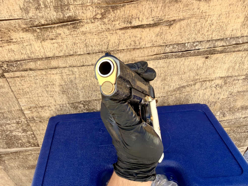Colt Govt Model “250th Anniversary” USA Polished Blued & 24k Gold -img-20