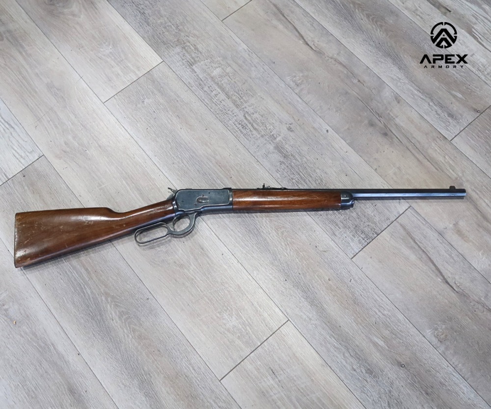 Vintage 1914 Winchester Model 1892 Lever Rifle 25-20 20" Octagon Barrel-img-0