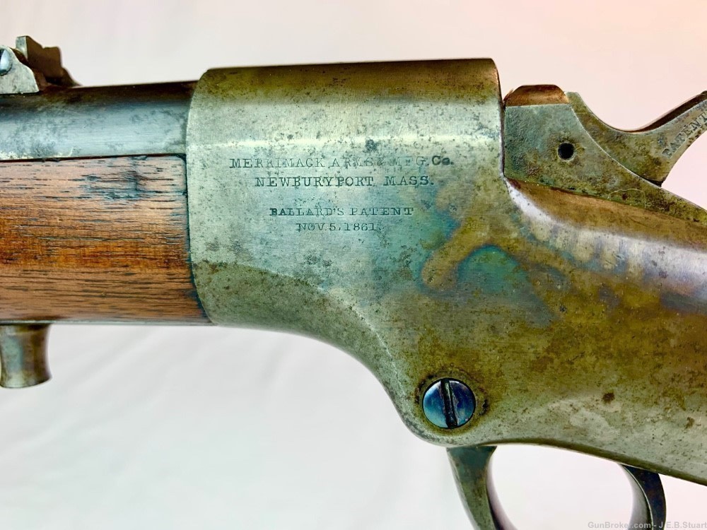 Rare Merrimack  Arms & Mfg. Co. Dual Ignition Ballard Carbine-img-28