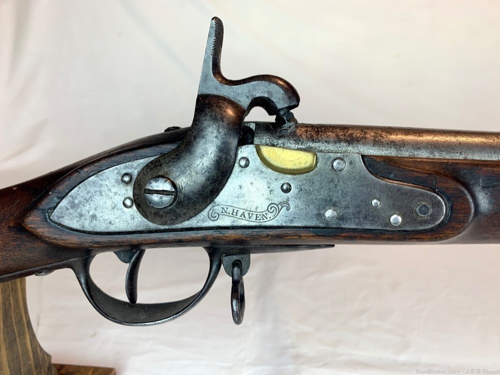 Massachusettes Contract Model 1812 Whitney Conversion Musket-img-1