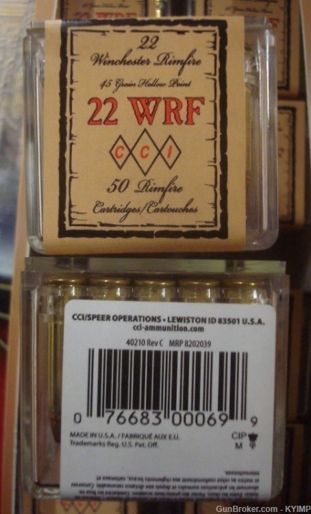 500 CCI 22 WRF HP Winchester RimFire Copper Plated Hollow Point 0069-img-2