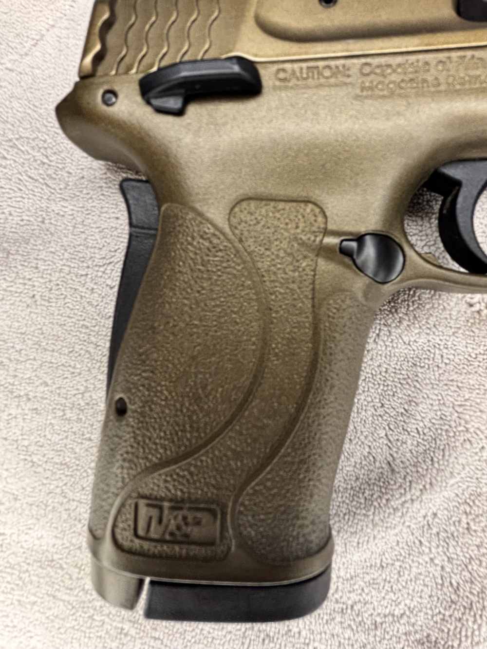 Smith & Wesson M&P380 Shield EZ  Burnt Bronze Cerakote finish -img-11