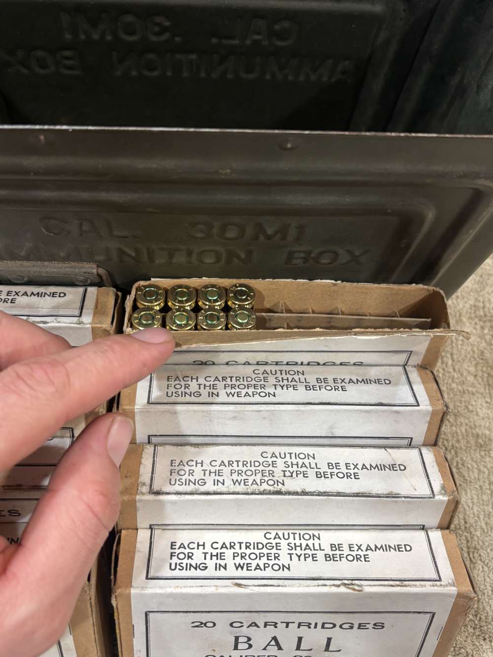 Greek HXP 30-06 146 Rounds + 12 Primed Brass Cases-img-2
