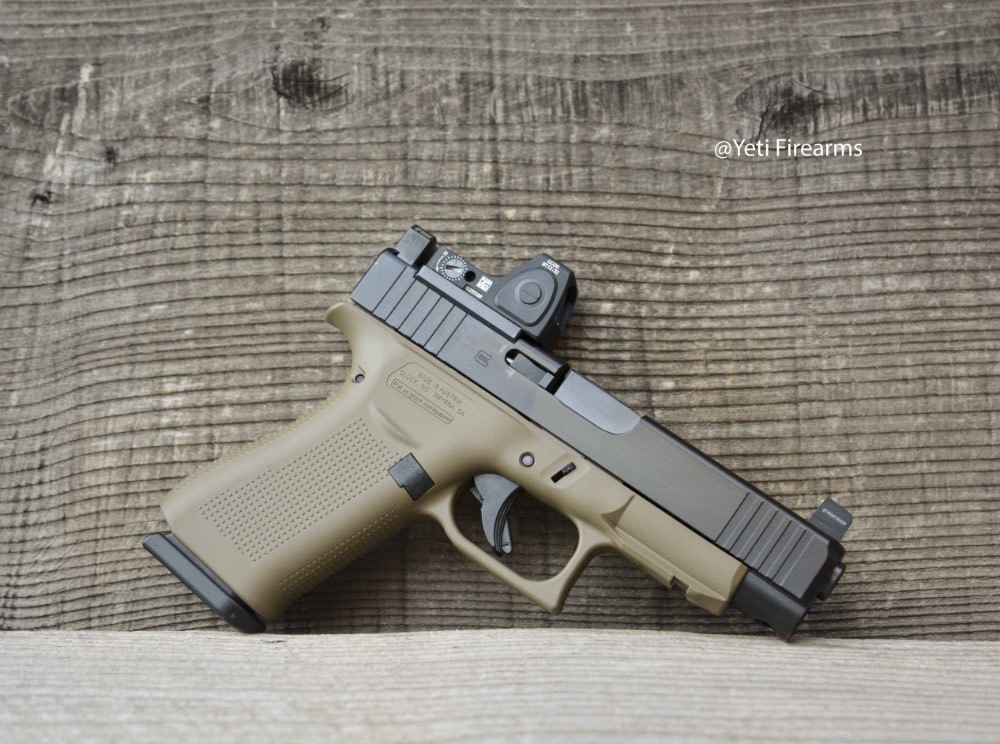 Glock 48 MOS 9mm W/ Glock FDE Cerakote CHPWS Adapter RMRcc 3.25 -img-5