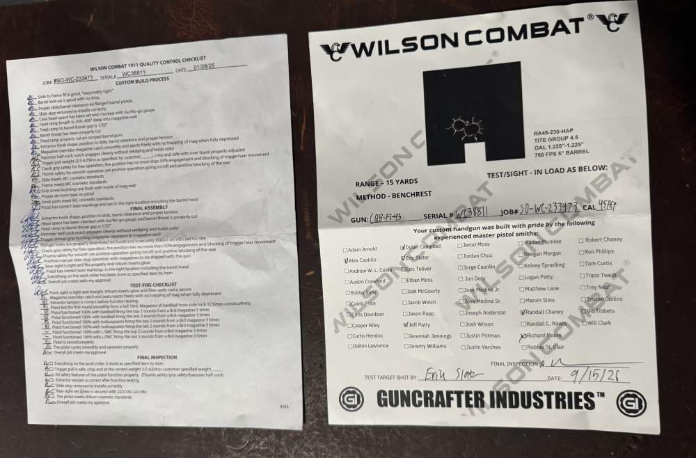 New Wilson Combat CQB - Hand Engraved - Turnbull Charcoal Blue Polished -img-11