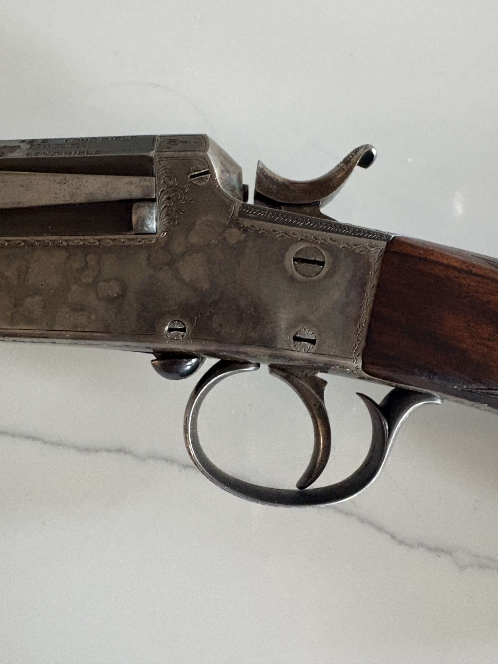 J. DICKSON & SON ROOK RIFLE, .22LR, 26" BARREL *ORIGINAL LEATHER CASE-img-6