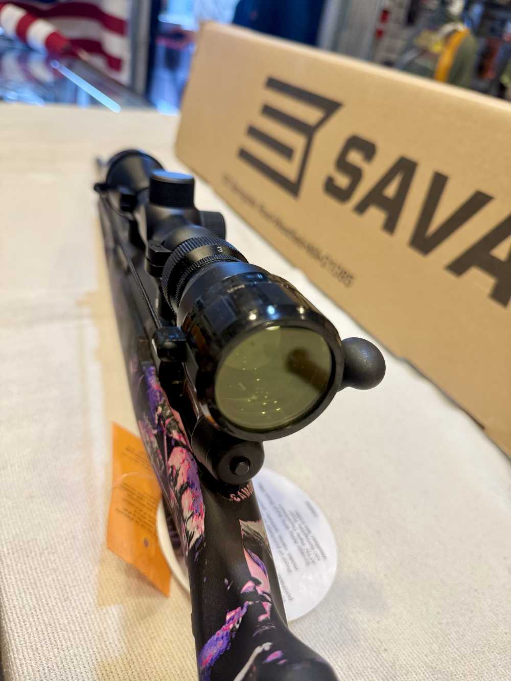 Savage Arms Axis XP Youth 7mm-08 Remington Blue/Black Rifle with 3-9x40 Sco-img-4