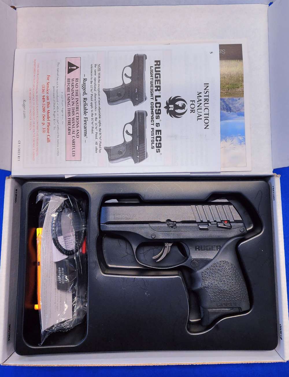 RUGER EC9S 9MM 3.12" - IN BOX W/ MANUAL-img-0