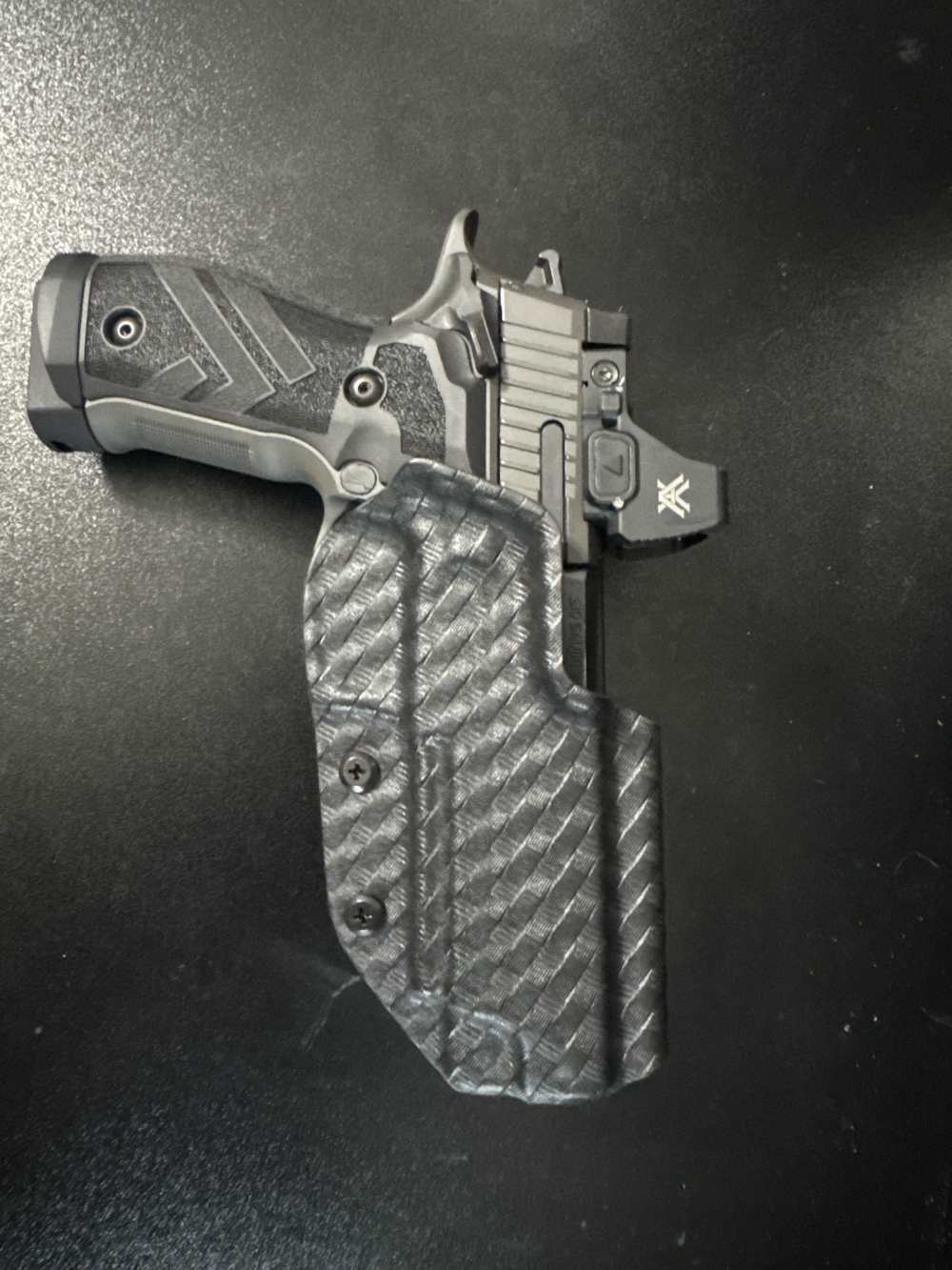 SIG P226 X5 Legion 9mm SAO 4.4” Vortex Defender-XL Raised XRAY3 Box Holster-img-3
