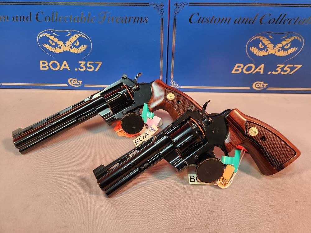 C&C COLT BOA 4.25" & 6" SET .357MAG NEW! CONSECUTIVE SN! PENNY AUCTION!-img-0