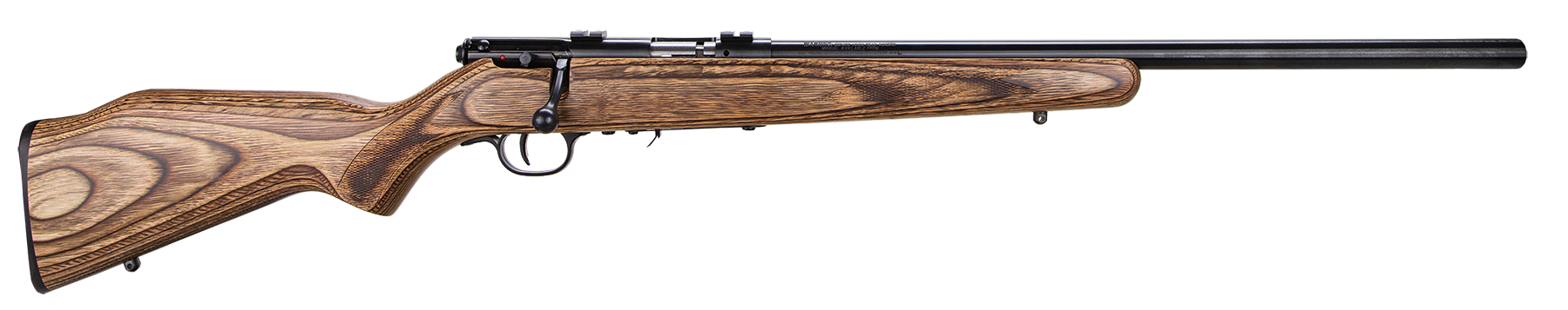 Savage Arms 96734 93R17 BV Full Size 17 HMR 5+1 21" Matte Black Heavy Barre-img-0