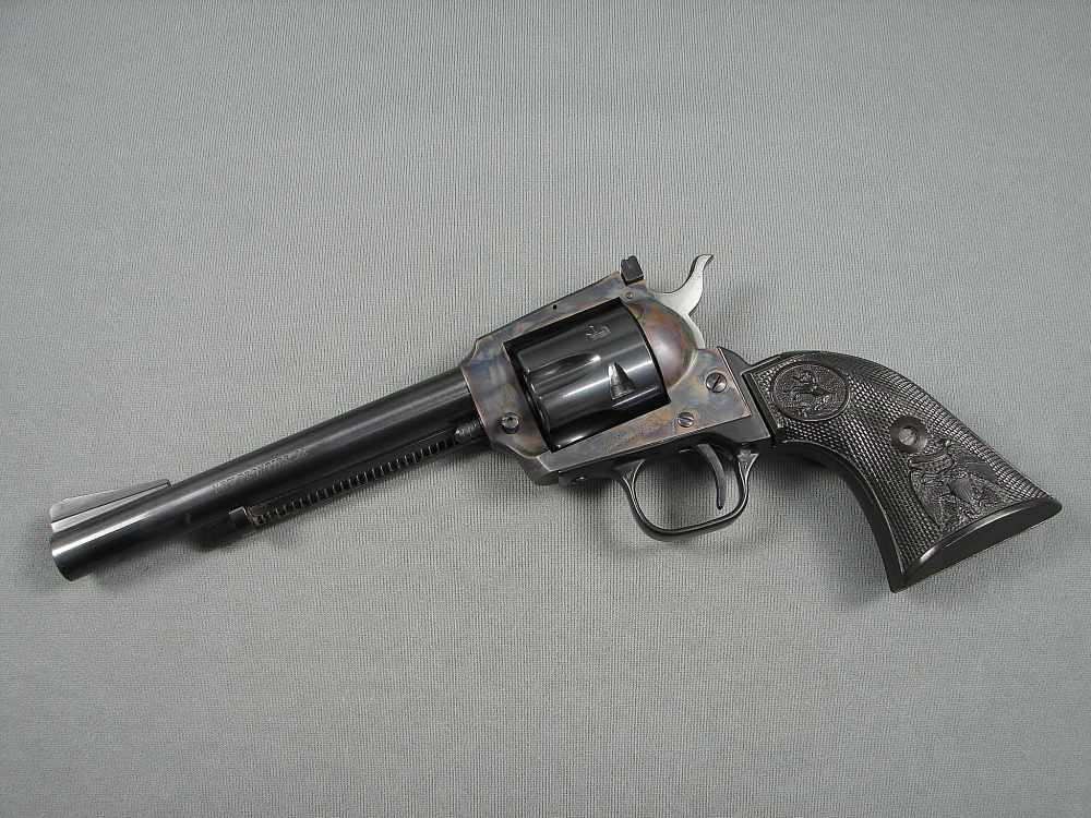 Colt New Frontier 22LR 6" Color Case Hardened Frame Mfg 1982-img-0