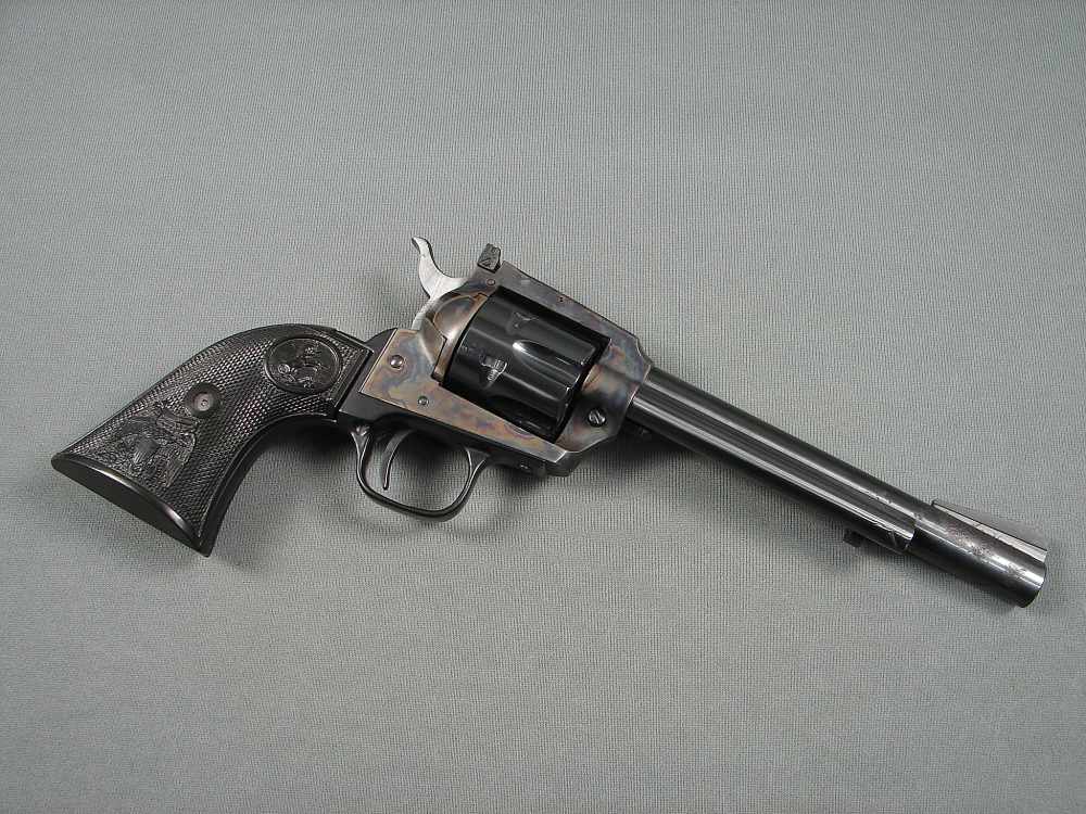 Colt New Frontier 22LR 6" Color Case Hardened Frame Mfg 1982-img-1